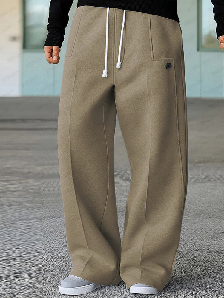 Comfy Sporty Wide Leg Pants
