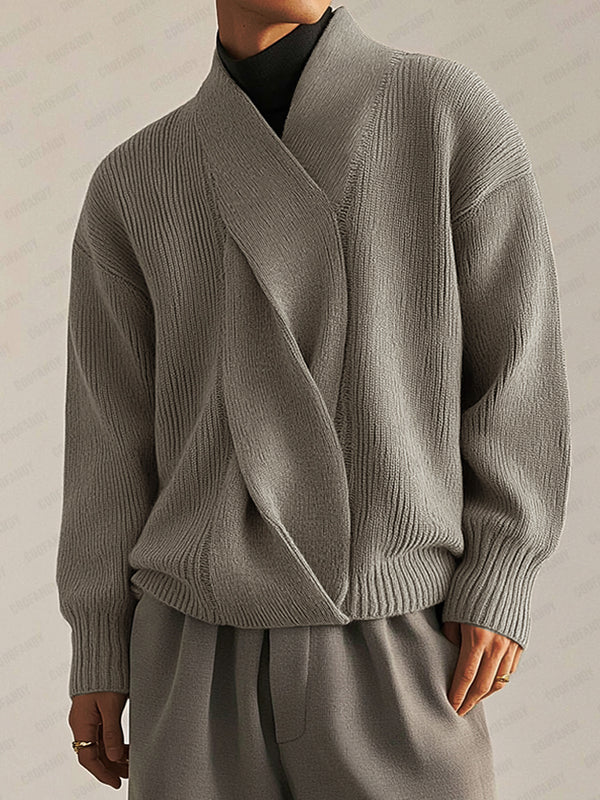 Stylish Soft Twist Design Sweater