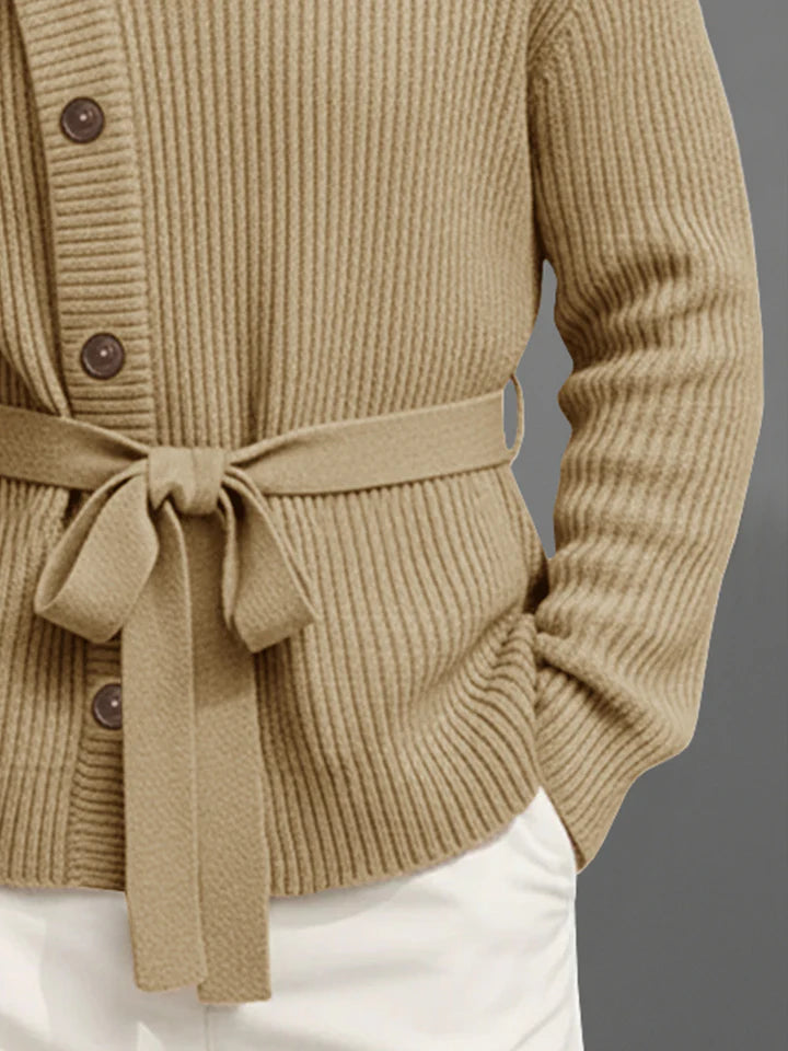 Modern Asymmetric Knit Cardigan