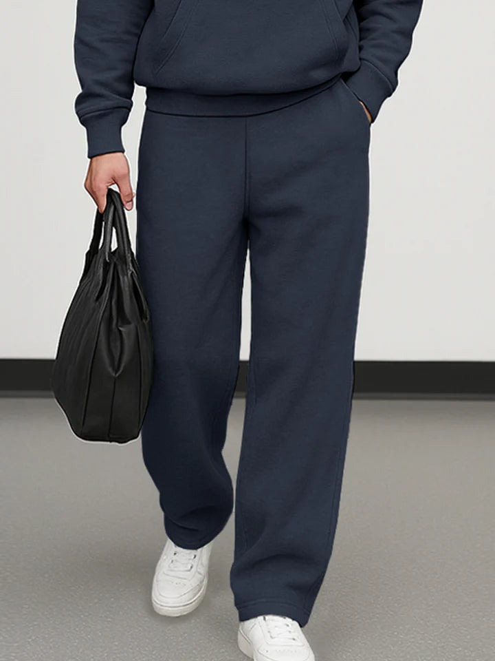 Athleisure Half Button Sweatsuit Set