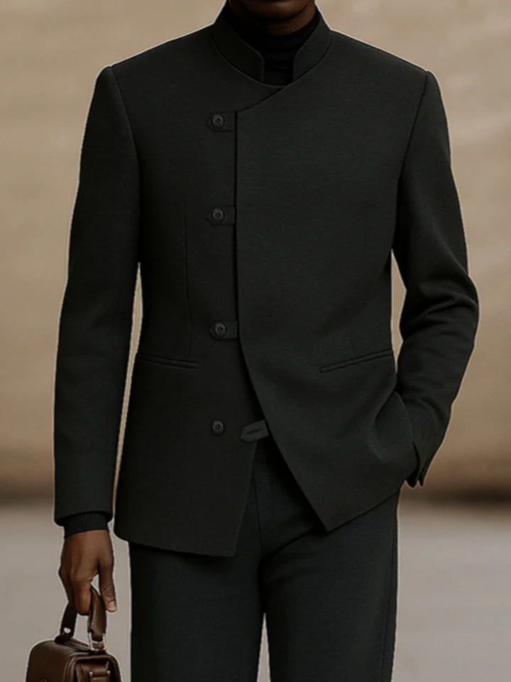 Smart Casual Minimalism 2-Piece Suit Set