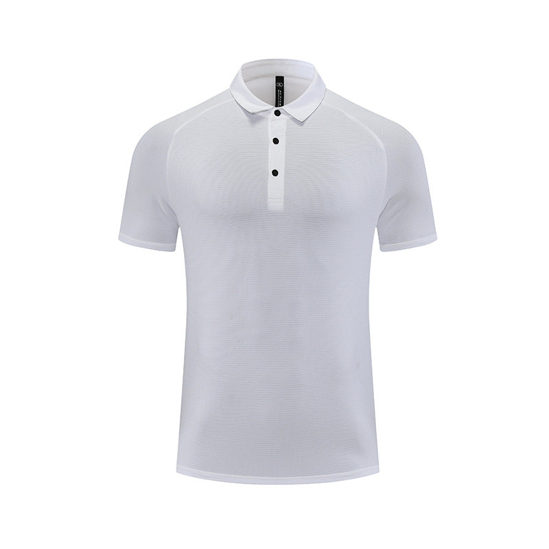 The Achilles Button Polo - White - DUVAL
