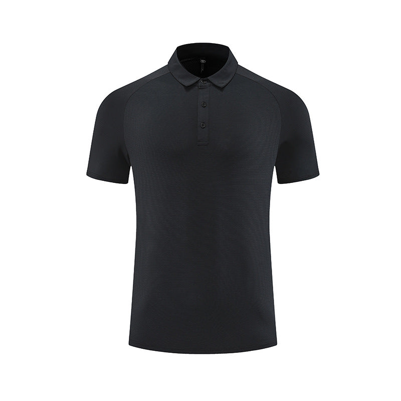The Achilles Button Polo - Black - DUVAL
