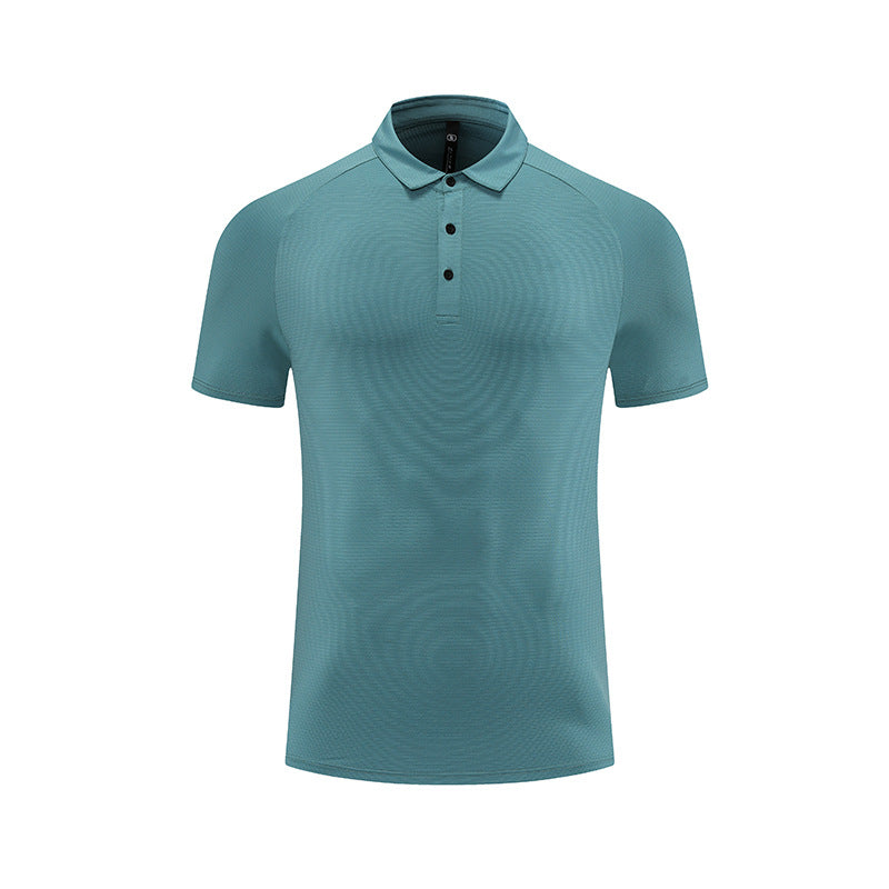 The Achilles Button Polo - Turquoise - DUVAL