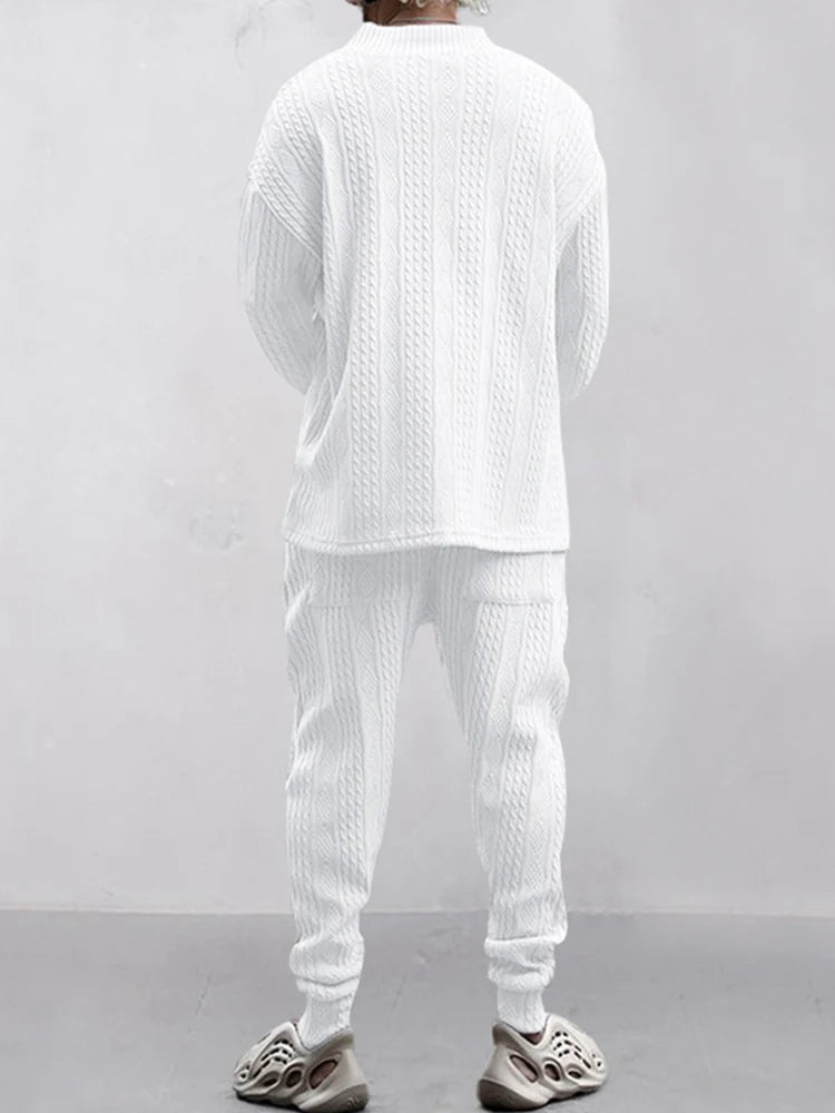 Athleisure Cable Jacquard Set