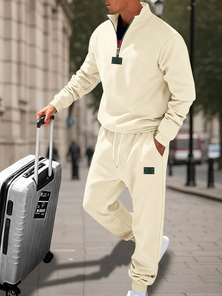 Athletic Comfort Fleece Sweatsuit Set