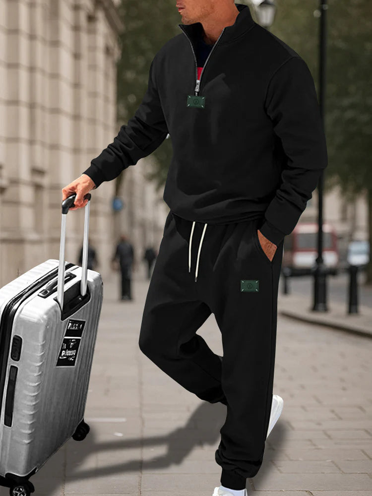 Athletic Comfort Fleece Sweatsuit Set