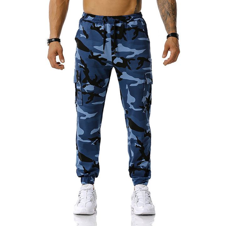 The Camo Trousers - Navy - DUVAL