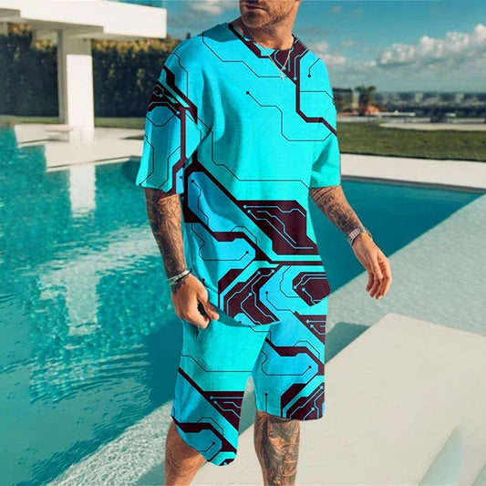 Chándal de verano Harajuku para hombre 