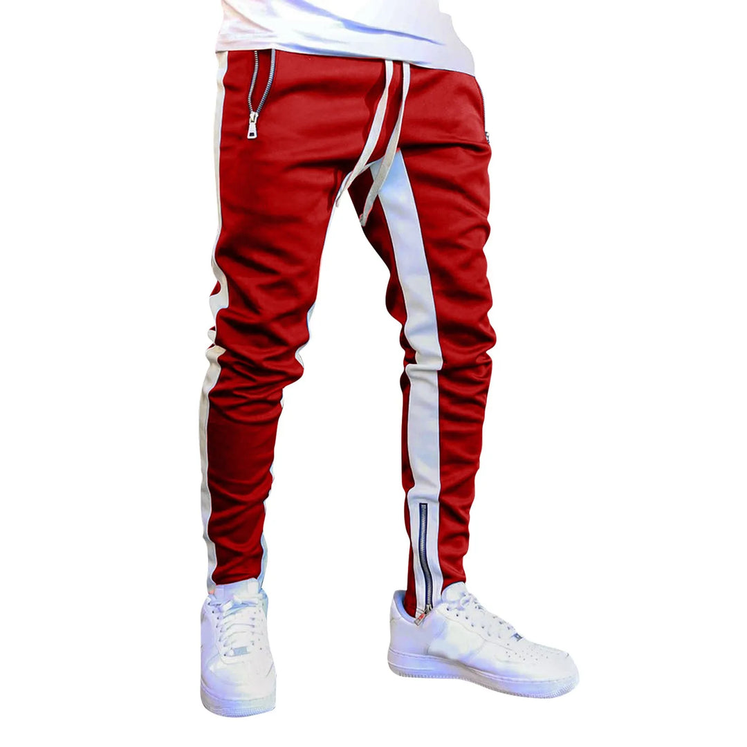 The Duval Track Pants - Red - DUVAL