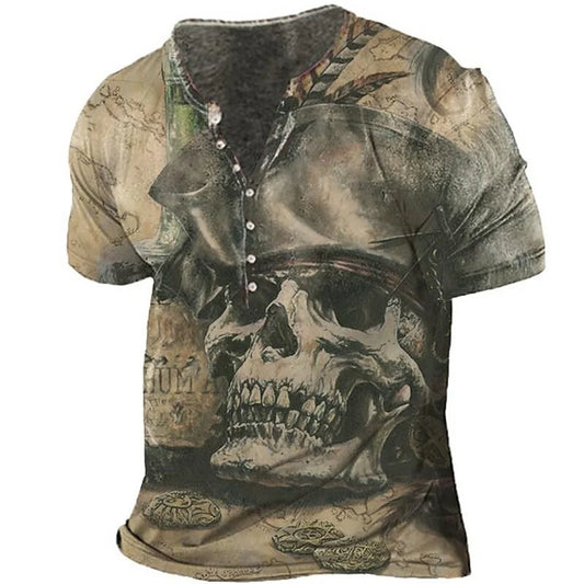 Skull Pirate Vintage T-Shirt