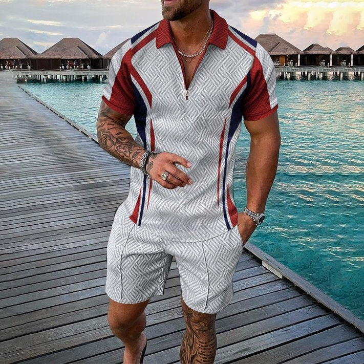 Urus Polo Shirt And Shorts Co-Ord - DUVAL