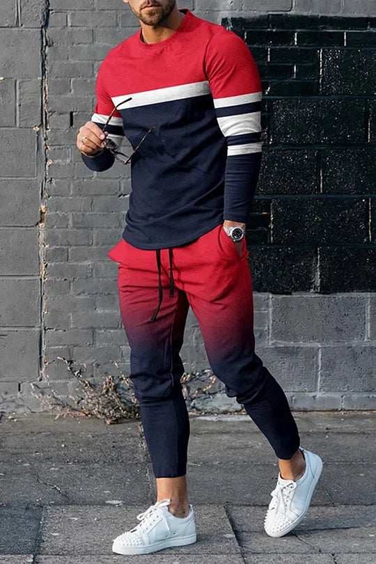 Long Sleeve Casual Two-piece Set - DUVAL