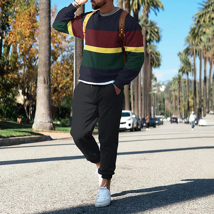 Zacharias Sweatshirt & Sweat Pants Co-Ord - DUVAL