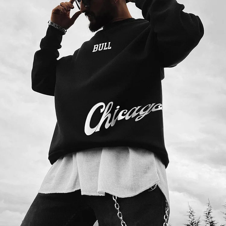 Oversize Casual Bull Sweatshirt