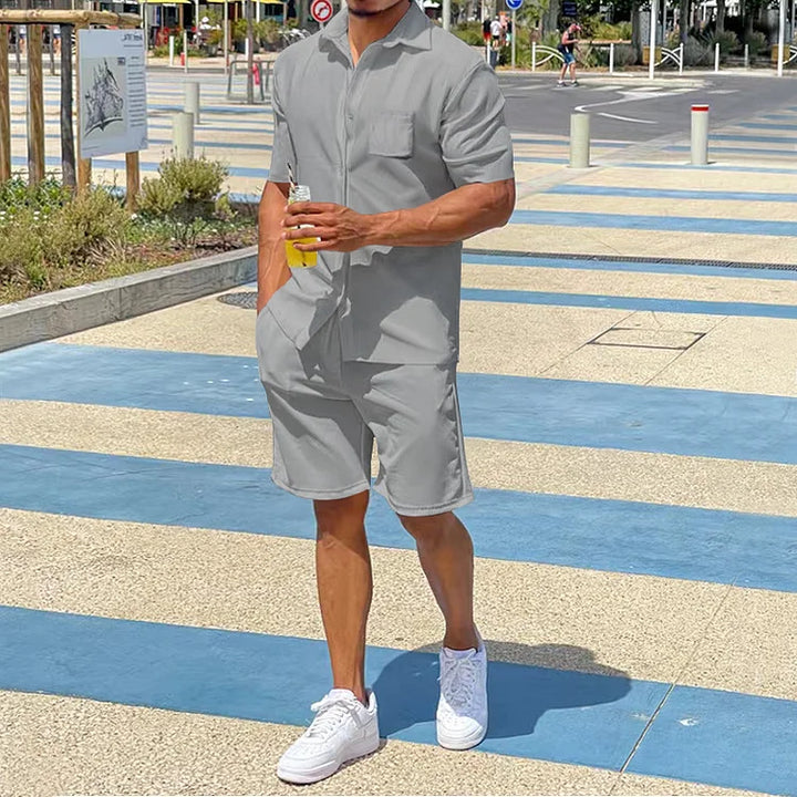 Festus Shirt &amp; Shorts Co-Ord - DUVAL