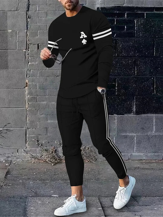Long Sleeve Casual Two-piece Set - DUVAL