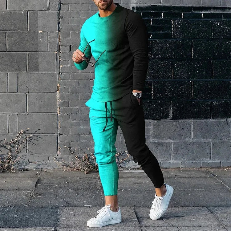 Long Sleeve Casual Two-piece Set - DUVAL