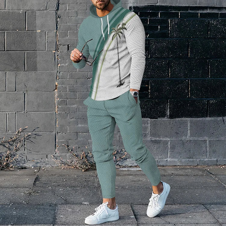 Tropicana Hoodie & Sweat Pants Co-Ord - DUVAL