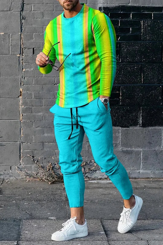 Long Sleeve Casual Two-piece Set - DUVAL