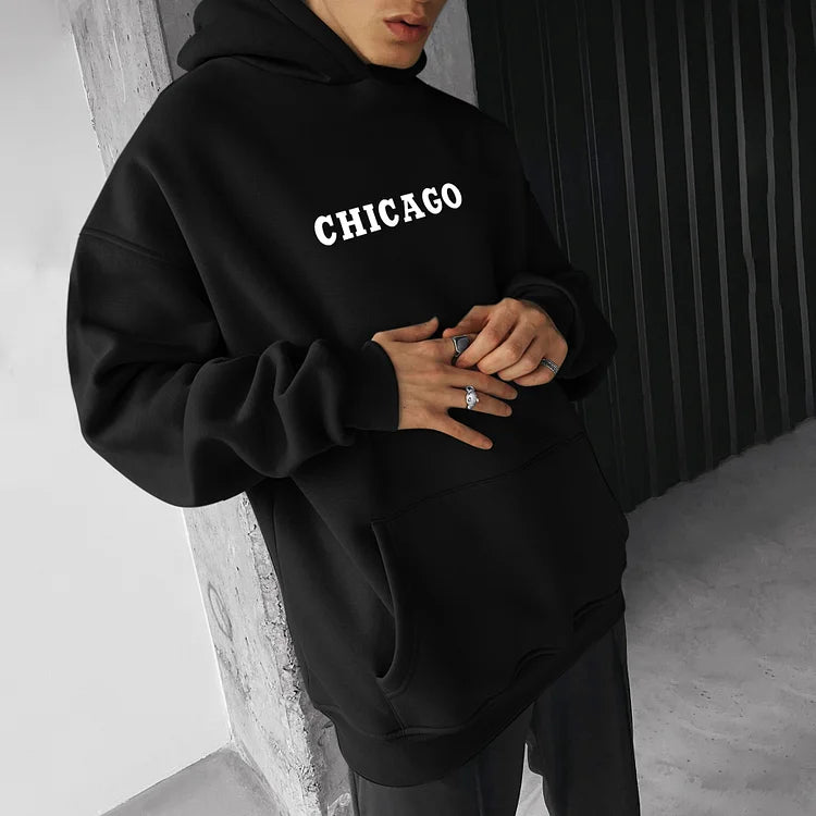 Oversized Chicago Hoodie