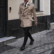 Classic British Style Short Trench Coat - DUVAL
