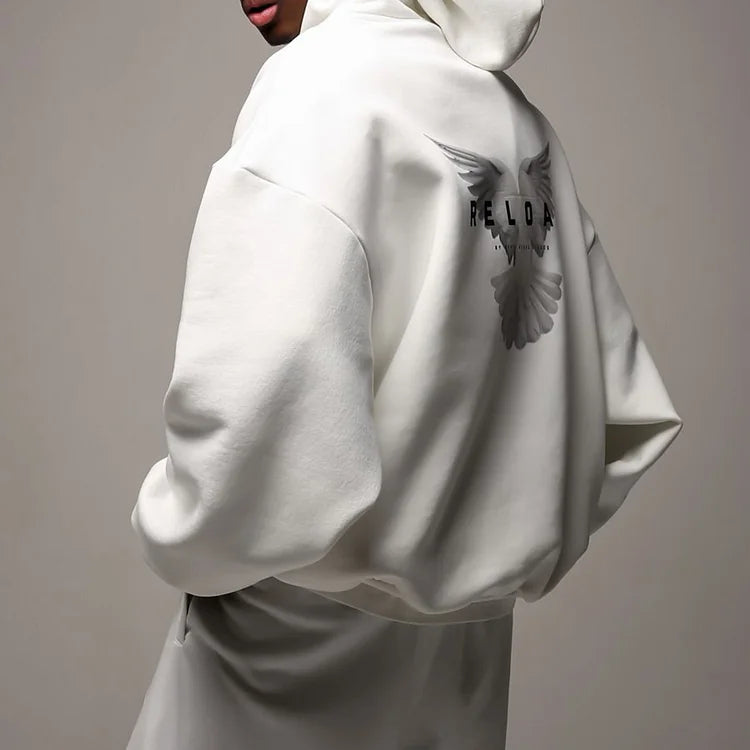 Oversized Peace Hoodie - DUVAL