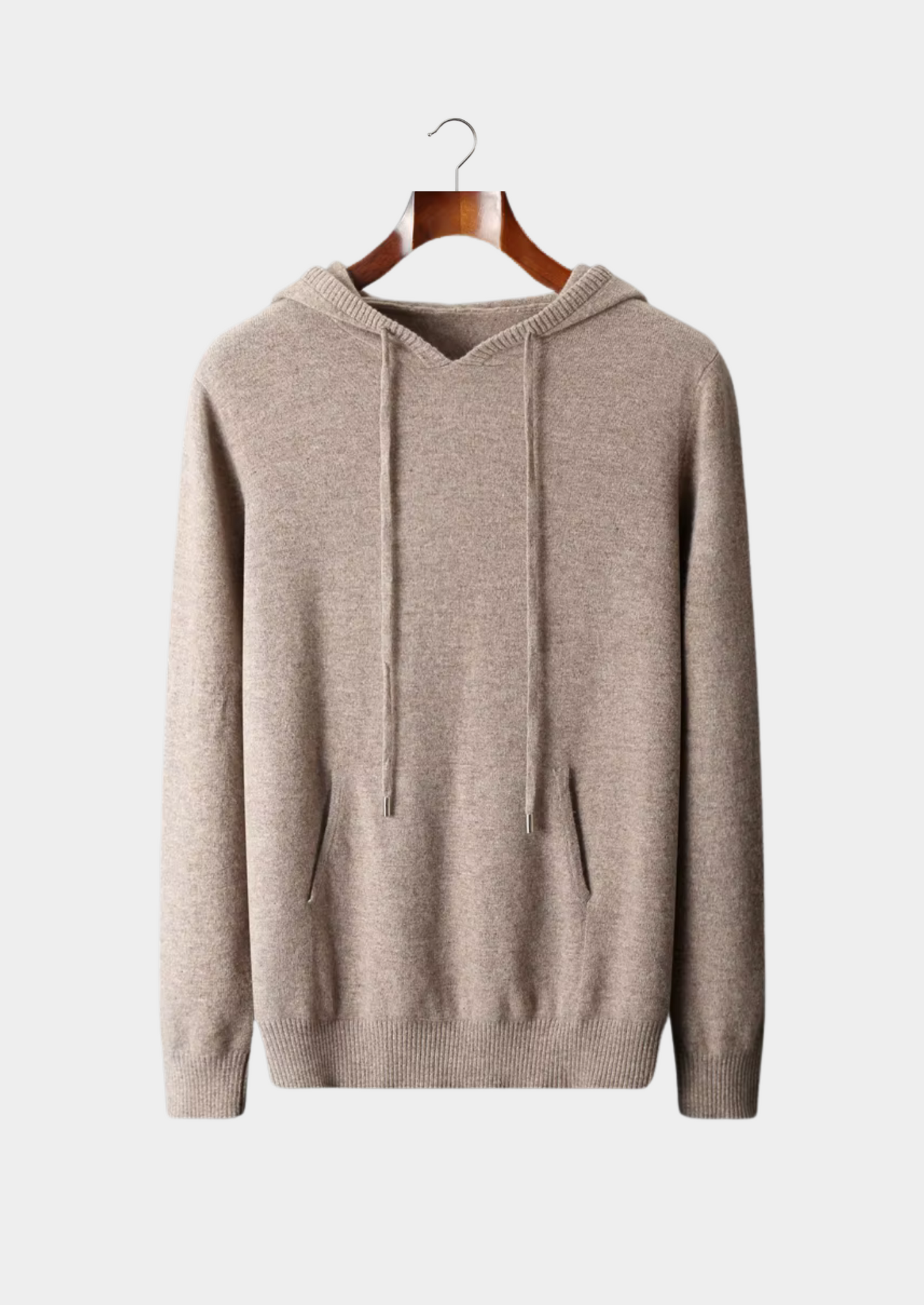 Pure Extra-Fine Merino Wool Leisure Hoodie