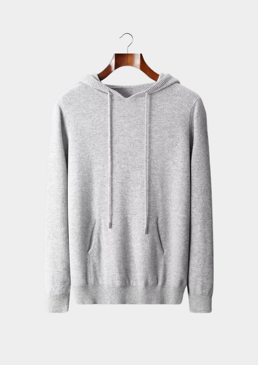 Pure Extra-Fine Merino Wool Leisure Hoodie