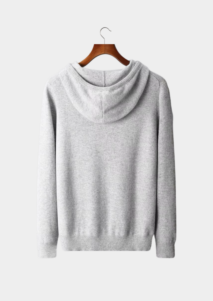 Pure Extra-Fine Merino Wool Leisure Hoodie