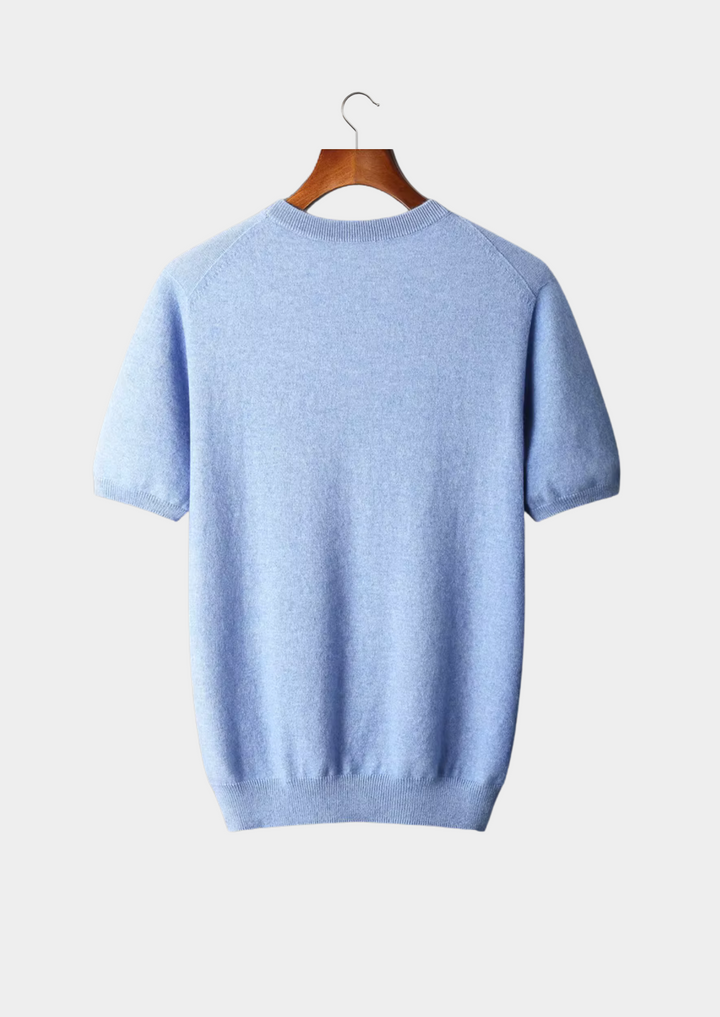 Premium Cashmere Classic Crewneck T-Shirt