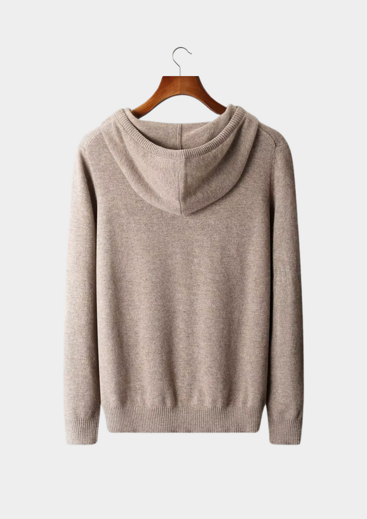 Pure Extra-Fine Merino Wool Leisure Hoodie