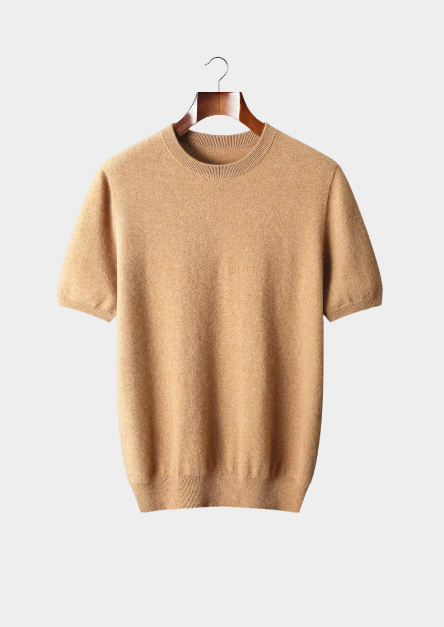 Premium Cashmere Classic Crewneck T-Shirt