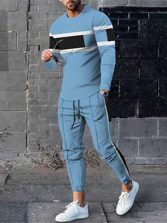 Long Sleeve Casual Two-piece Set - DUVAL
