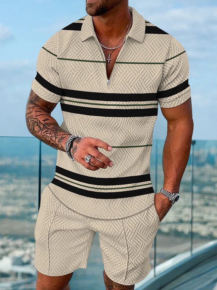 Erebus Polo Shirt And Shorts Co-Ord - DUVAL