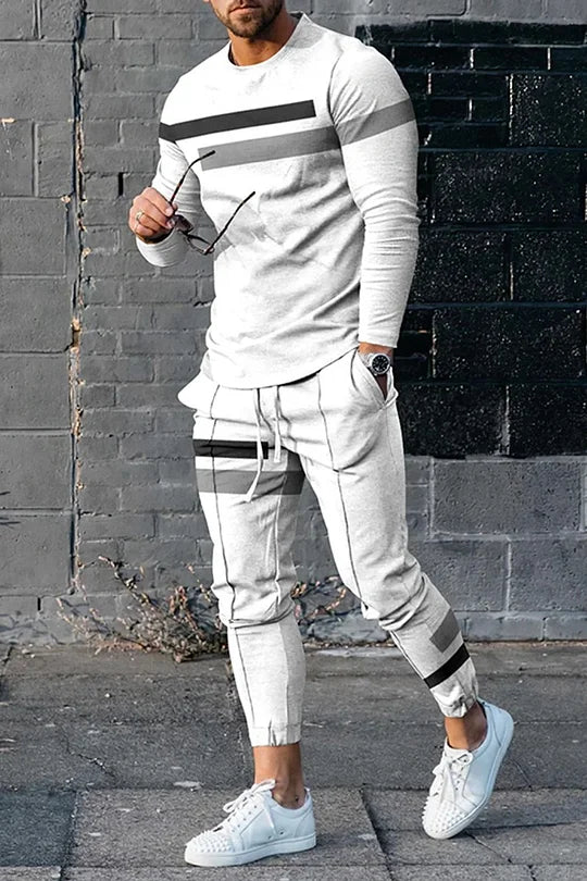 Long Sleeve Casual Two-piece Set - DUVAL