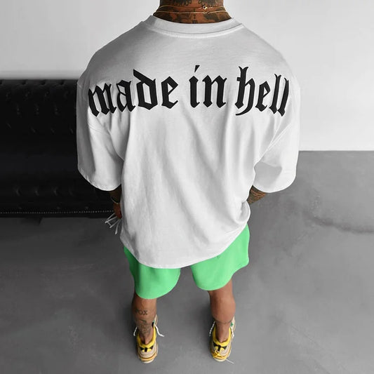 CAMISETA OVERSIZE MADE IN HELL 