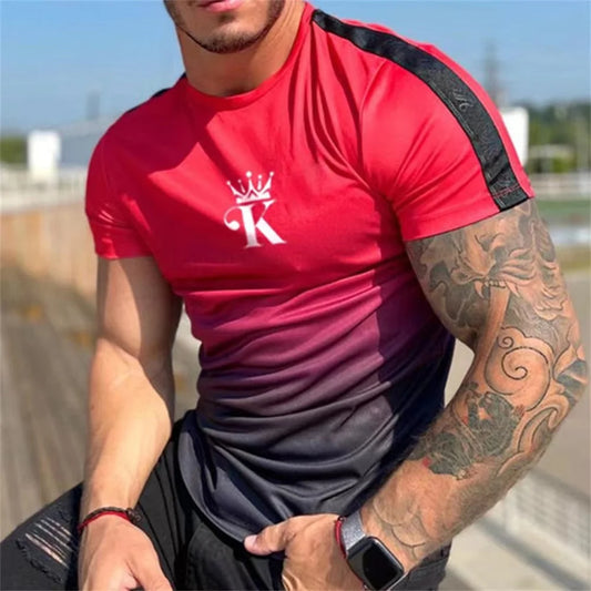 King Gradient Red T-Shirt