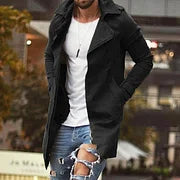 Slim Mid-length Lapel Trench Coat - DUVAL