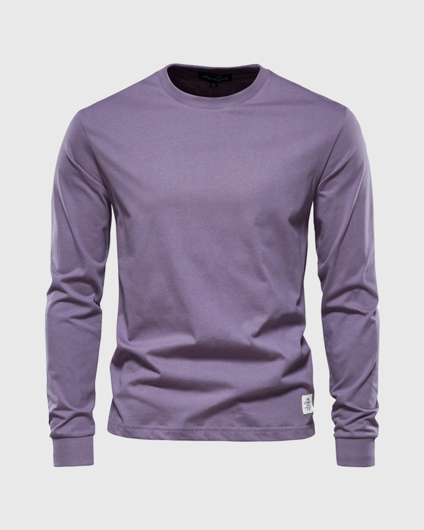 Crew neck Long Sleeve Cotton Premium Basic T-Shirt