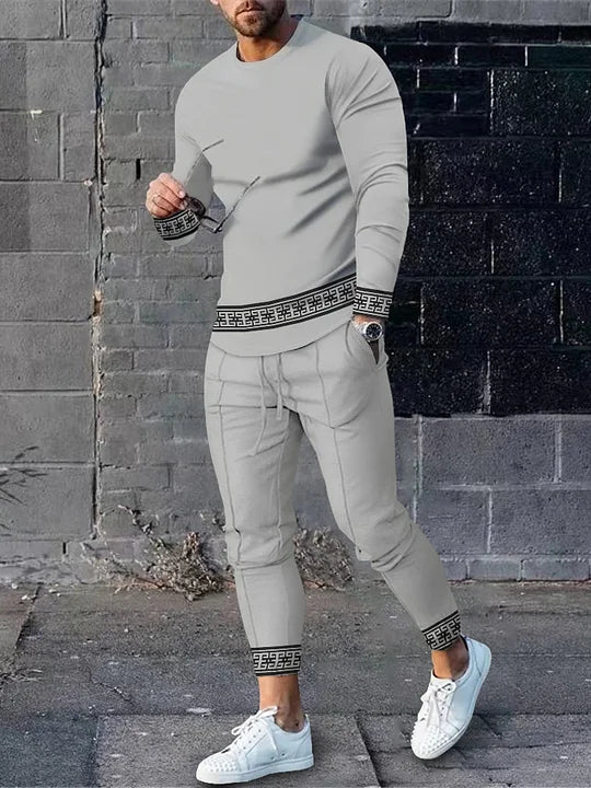 Long Sleeve Casual Two-piece Set - DUVAL