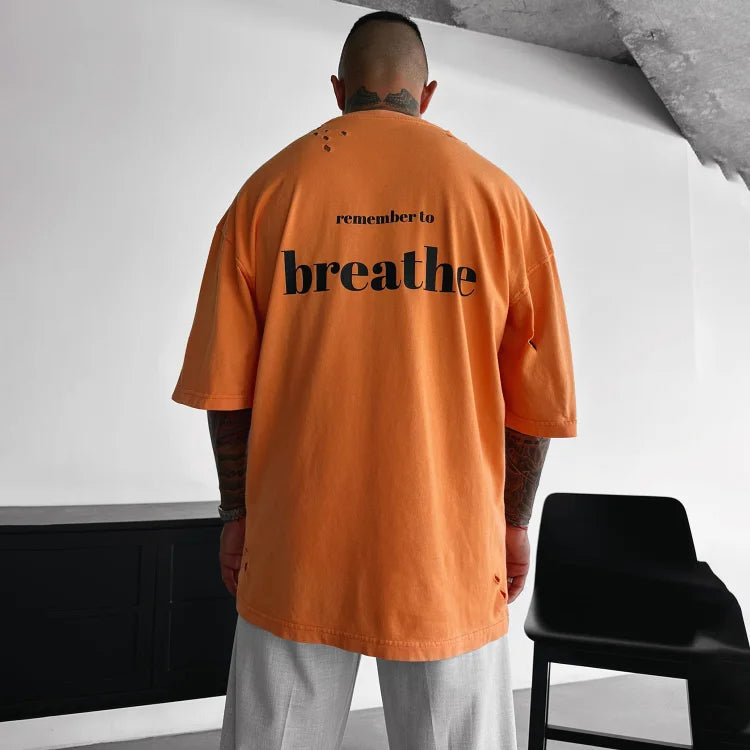 OVERSIZE HOLES TEE - DUVAL