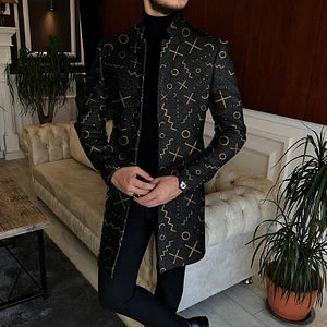 Fashion  Slim Stand Collar Woolen Coat - DUVAL