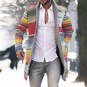 Rainbow Mid-Length Coat - DUVAL
