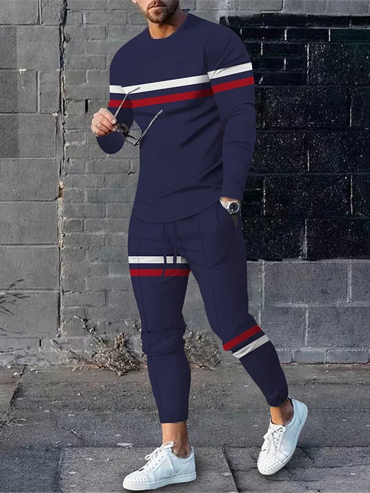 Long Sleeve Casual Two-piece Set - DUVAL