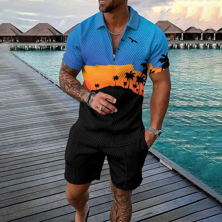 Oasis Polo Shirt And Shorts Co-Ord - DUVAL