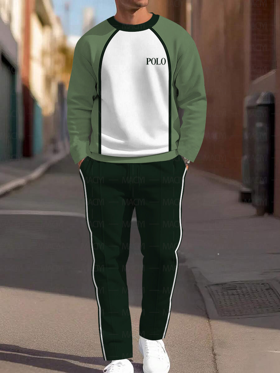 Long Sleeve Casual Two-piece Set - DUVAL