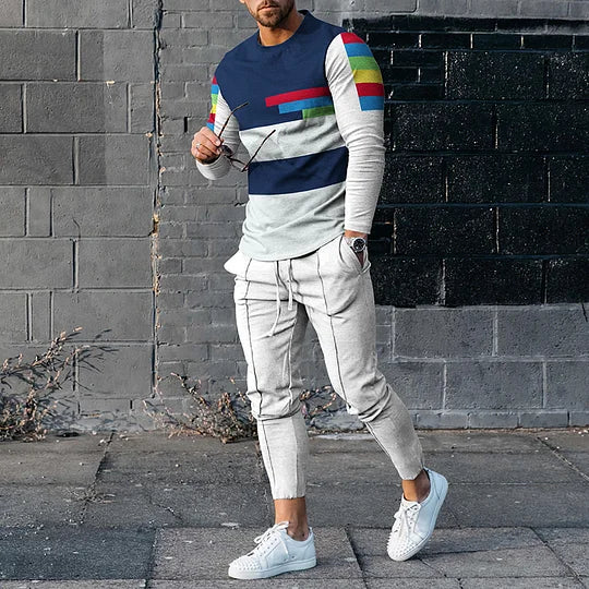 Long Sleeve Casual Two-piece Set - DUVAL