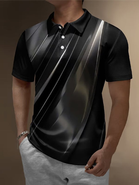 Moisture Wicking Chest Pocket Casual Polo