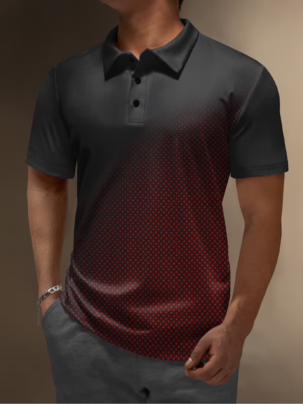 Casual  Zipper Polo